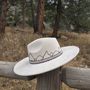 Embroidered Fedora